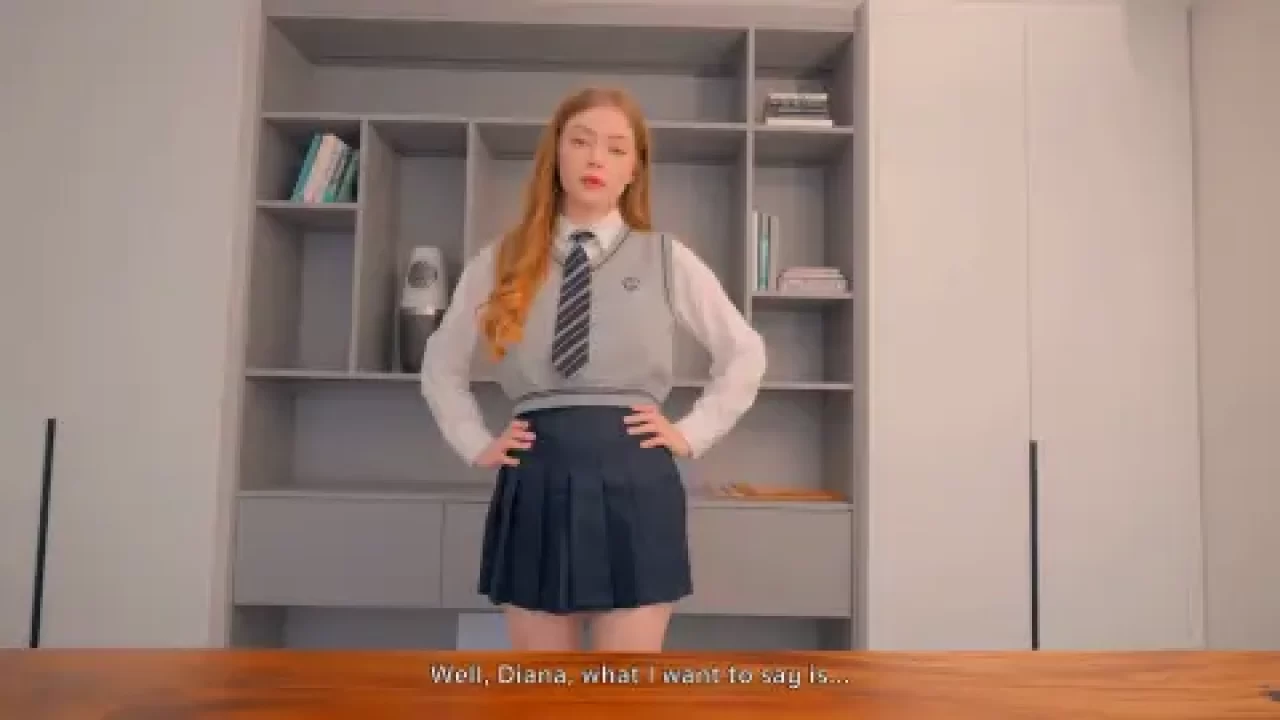 Principal Caught School girl on Webcam Site! Rough Fuck or Expulsion - It's Your Choice, Cute! 썸네일
